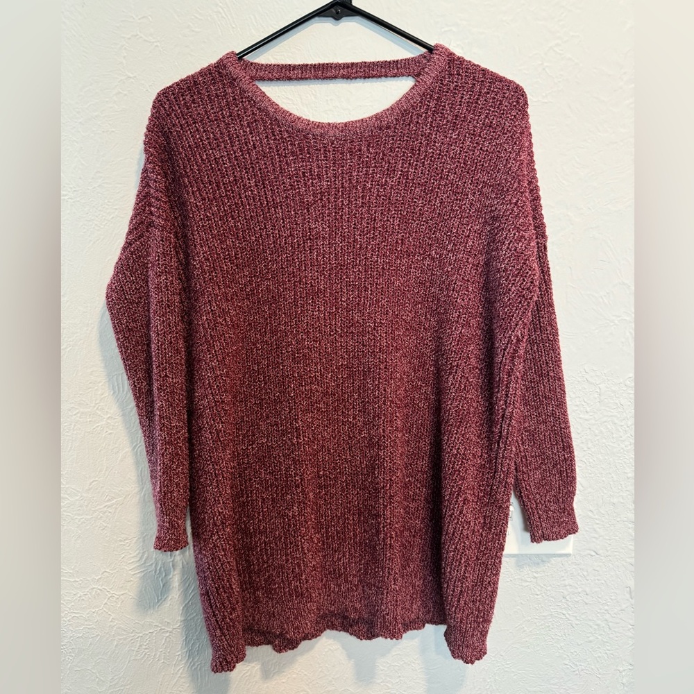 Pink blush oversized sweater